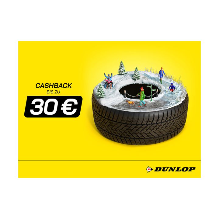 Dunlop - Cashback bis zu 30 €