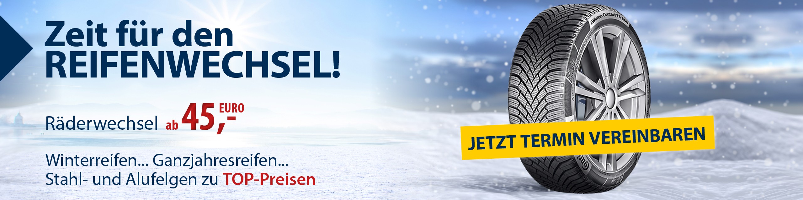 Aktion: Zeit für den Reifenwechsel!